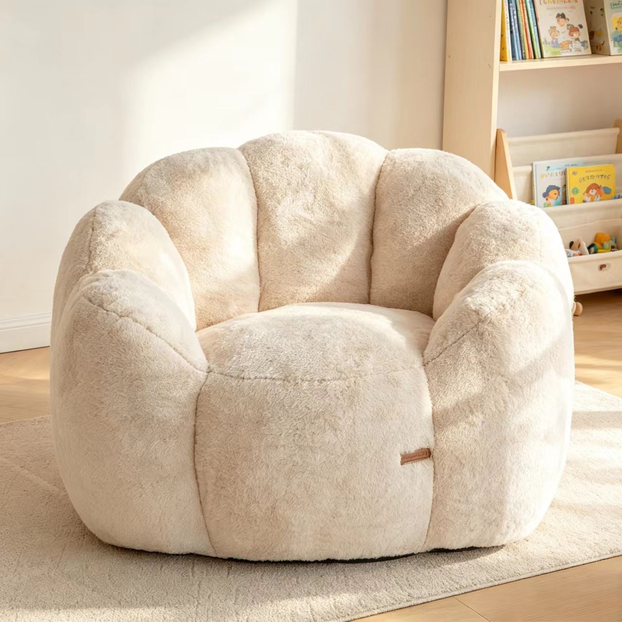 Floral Shaped Bean Bag Sofa – Shredded Foam Filled XXL Floor Lounger – Comfy Oversized Chair for Living Room & Bedroom